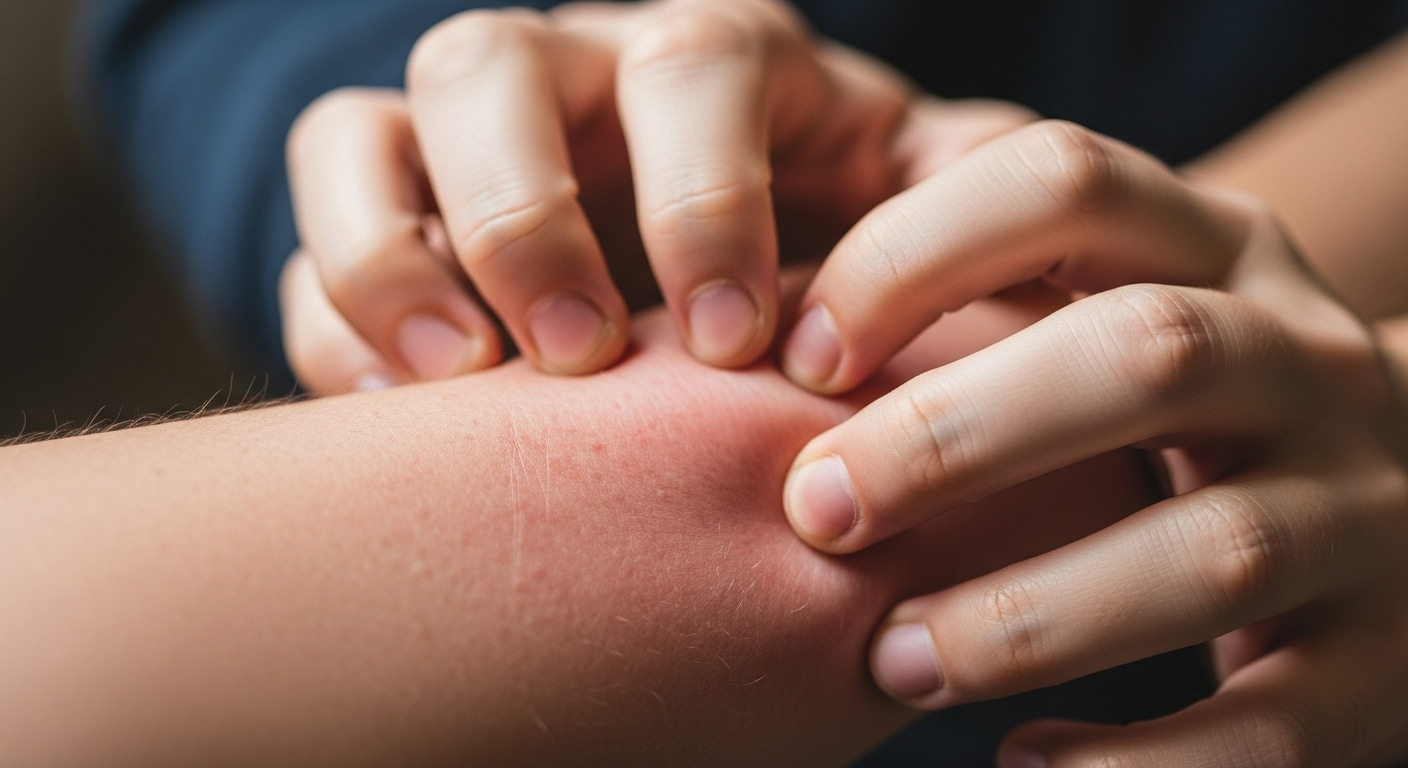 Prurido: coceira intensa