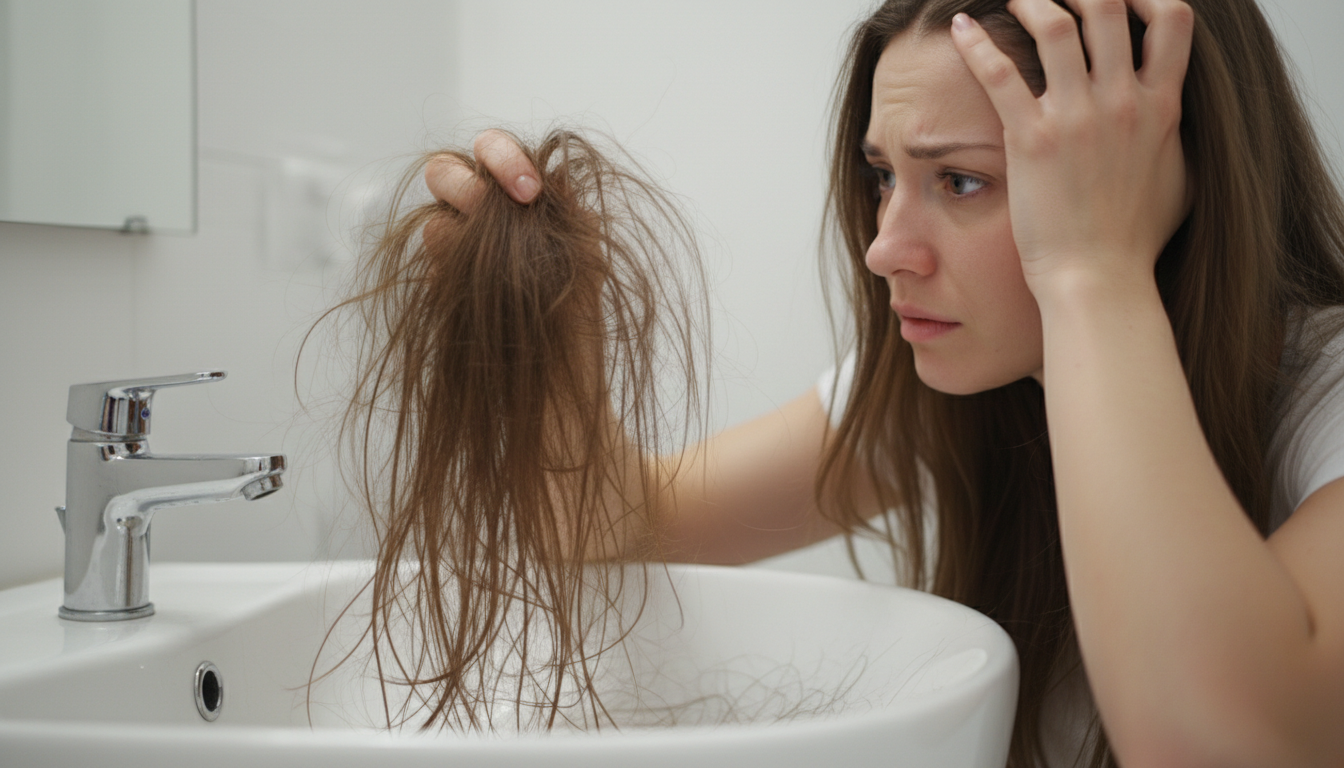 2. Queda de cabelo excessiva